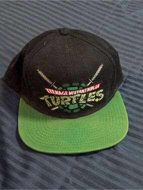Nickelodeon Black & Green Turtle Shell Cap with Snapback
